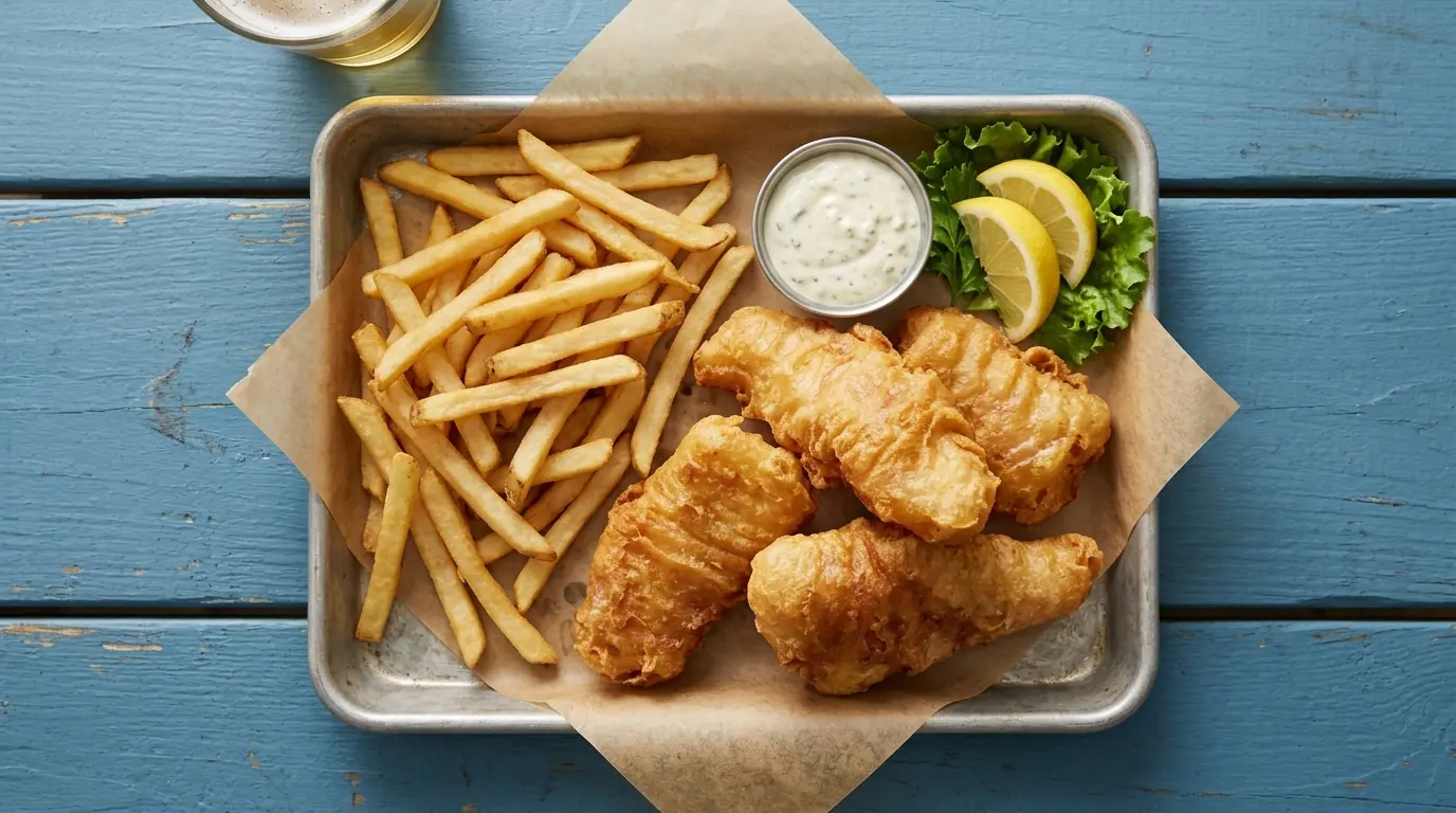 BJ's Brewhouse Blonde® Fish 'N' Chips