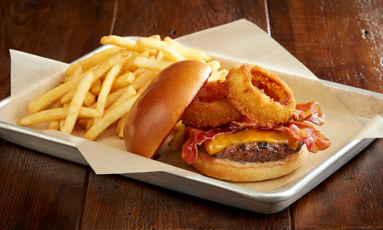 BJ's Smokehouse Burger