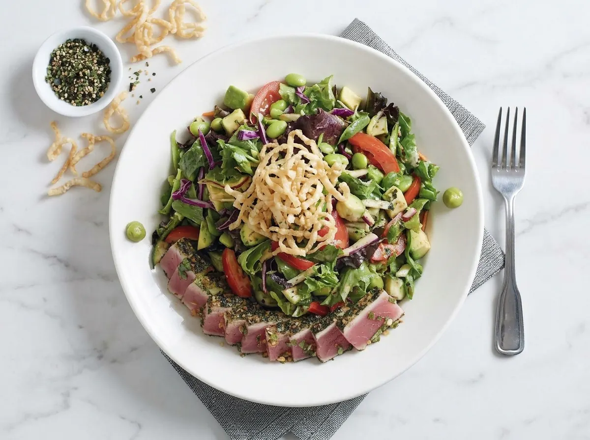 Enlightened Seared Ahi Salad