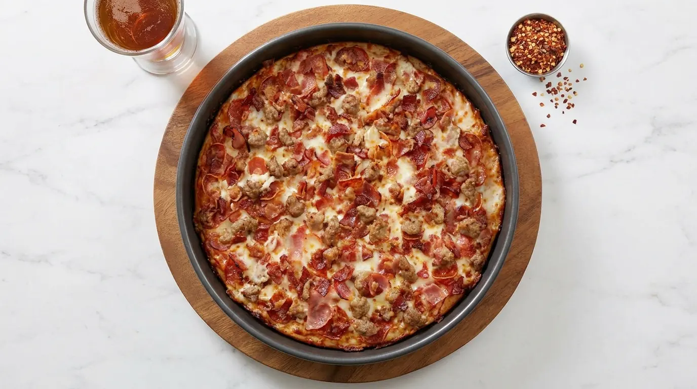 Epic Five Meat Pizza