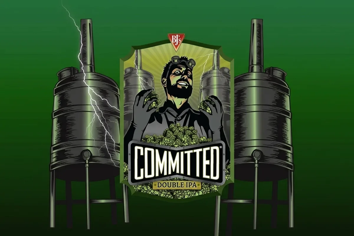 BJ's Committed Double IPA 64 oz Fill