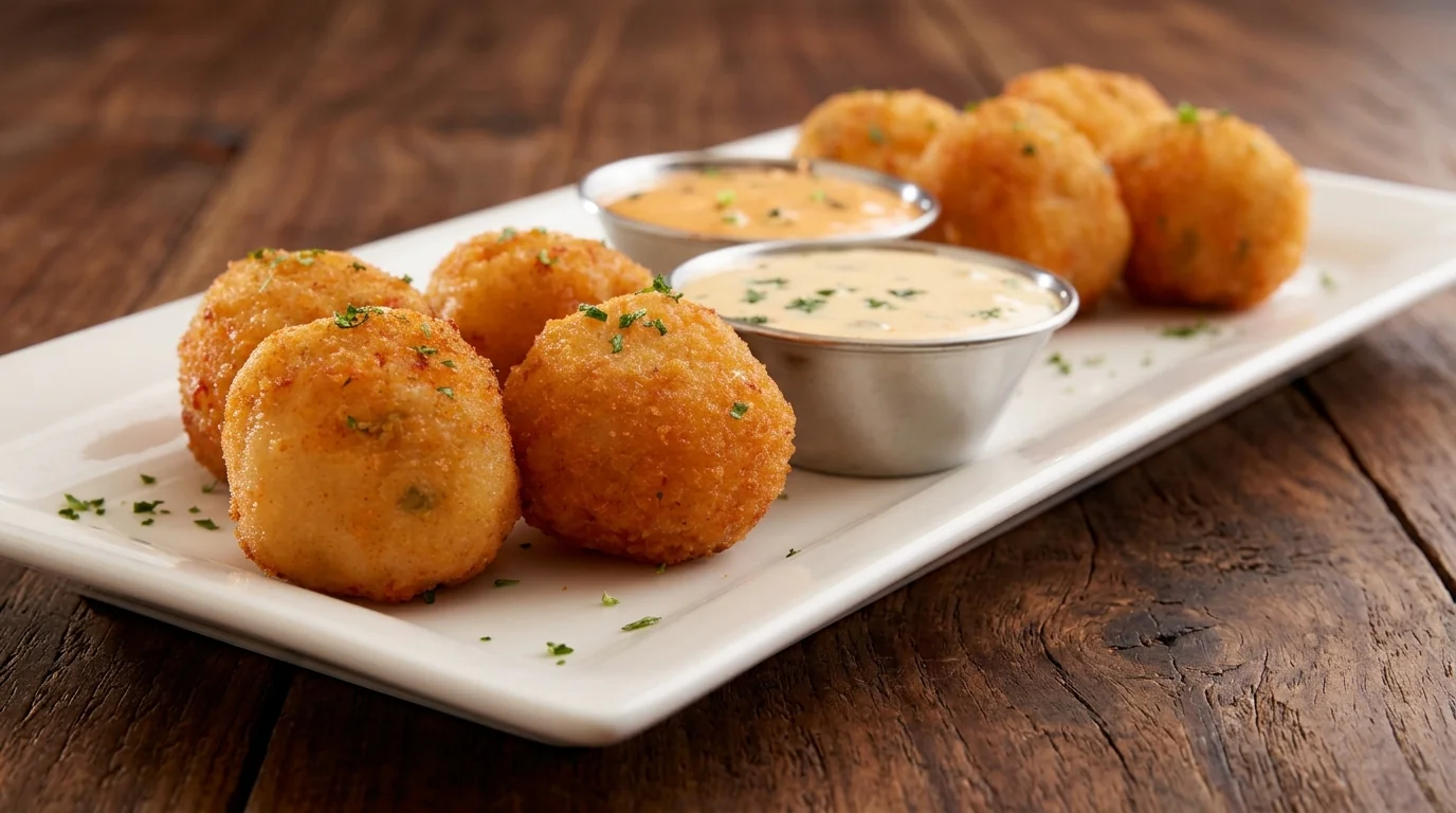 Fried Couscous Mac & Cheese Balls
