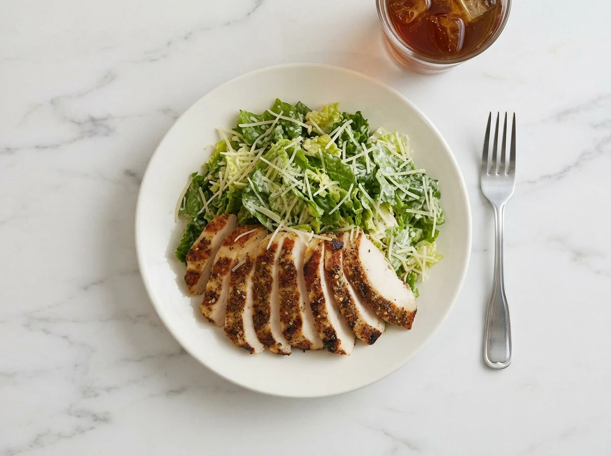 Gluten-Sensitive Chicken Caesar Salad