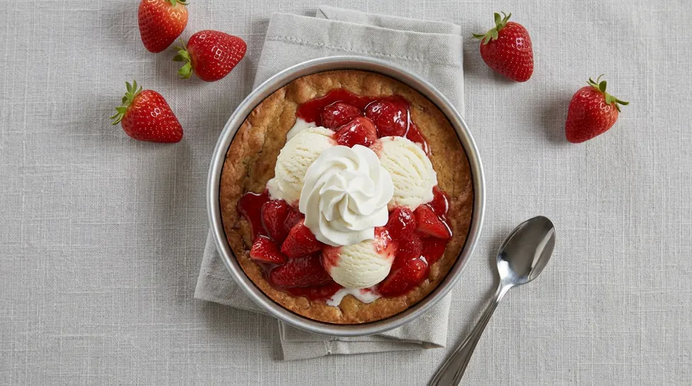 Strawberry Shortcake Pizookie